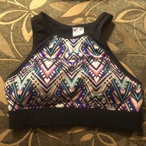 VS PINK ultimate high neck sports bra